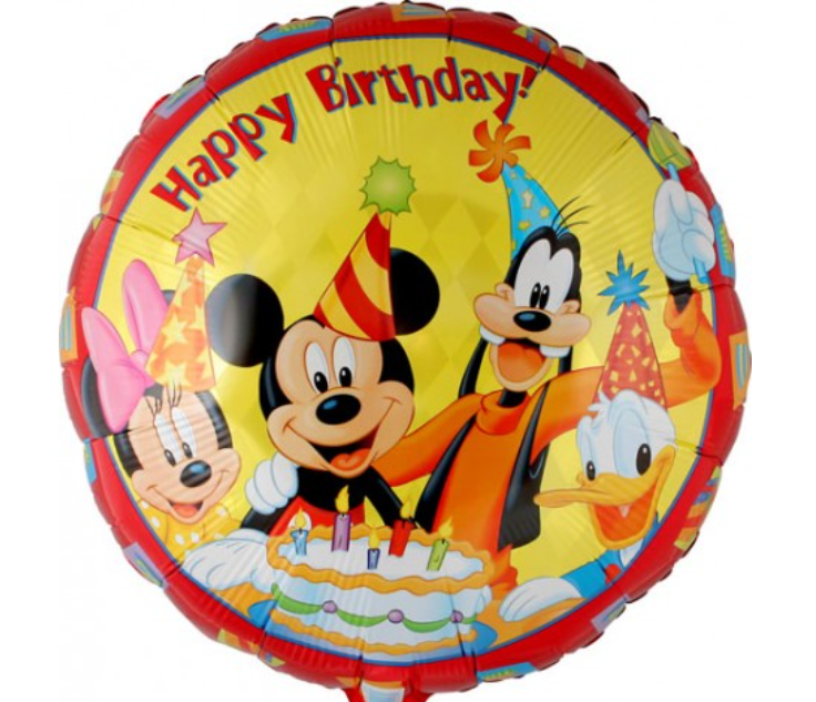 Anagram 18" Mickey & Friends Happy Birthday Balloon