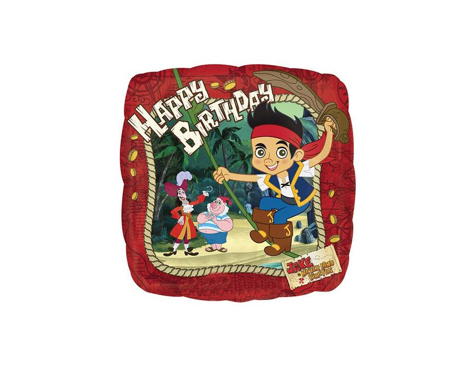 Anagram 18" Jake and The Never Land Pirates Happy Birthday Balloon