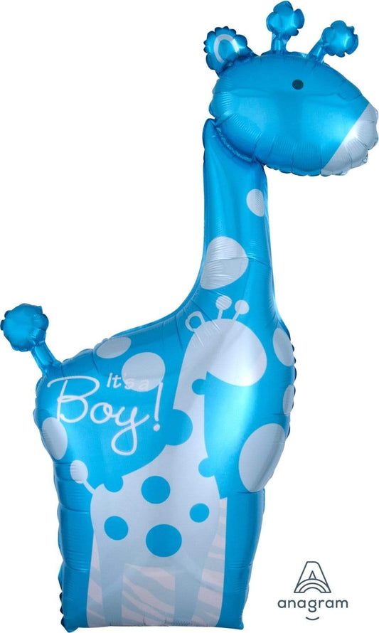 Anagram 42" Safari Baby Boy Giraffe Balloon