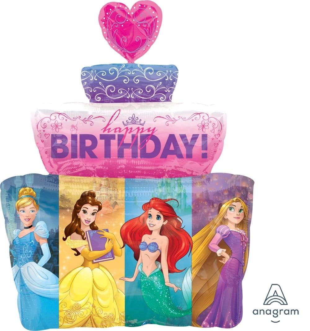 Anagram 28" Princess Birthday Cake Balloon