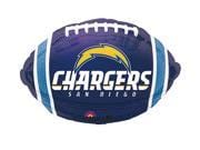 Anagram 18" Chargers San Diego Football Balloon