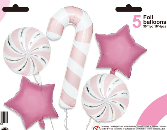 Winner Party 30" Pastel Pink Candy Cane Bouquet