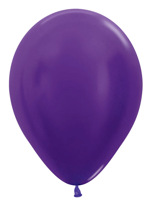 Betallatex 5" Metallic Violet Latex Balloon 100ct