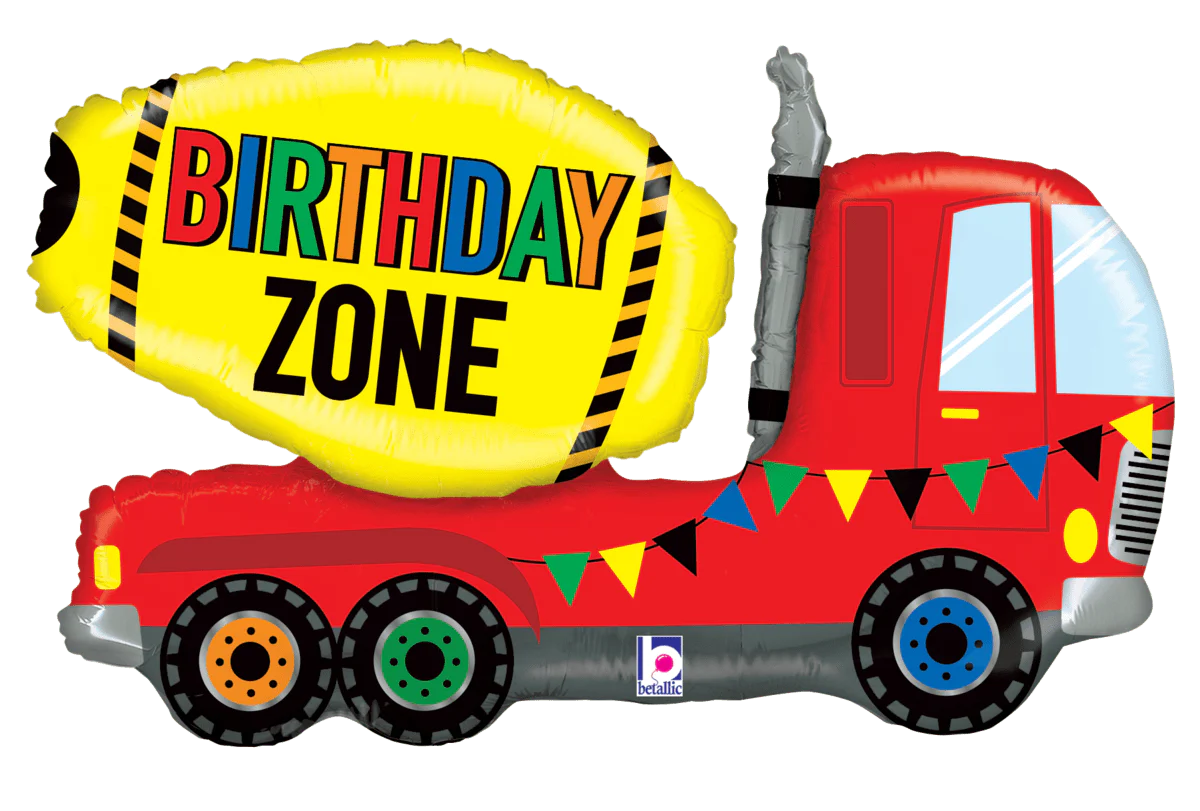 Betallic 30" Birthday Zona Foil Balloon 1ct