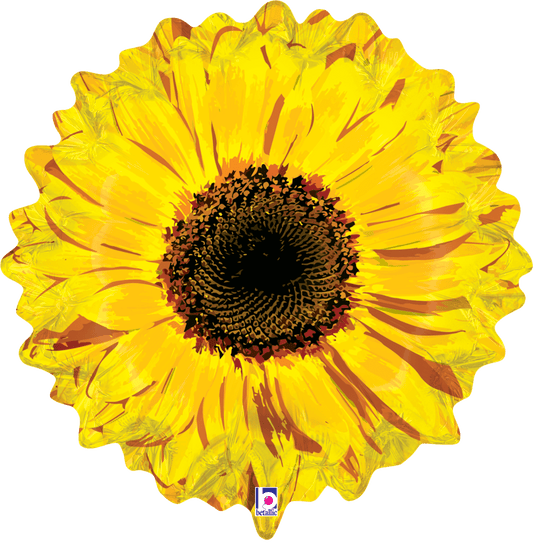 Betallic 24" Yellow Sunflower Balloon