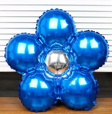 Winner Party 18" Blue Flower Balloon