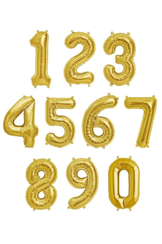 Party America 26" Gold Numbers