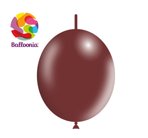Balloonia Decolink 12" Chocolate Latex Balloons - 100ct