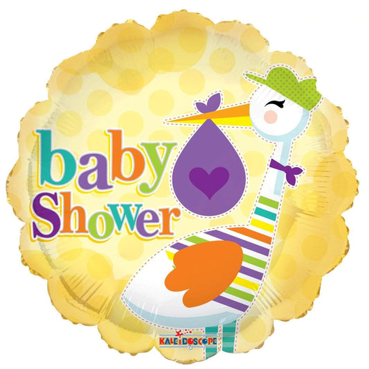 Conver USA 18" Baby Shower Stork Balloon