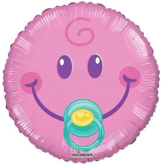 Conver USA 18" Smiley Baby Girl Balloon