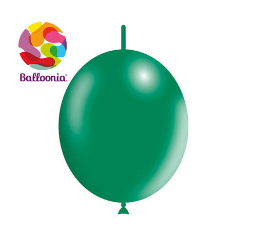 Balloonia Decolink 12" Forest Green Latex Balloons - 100ct
