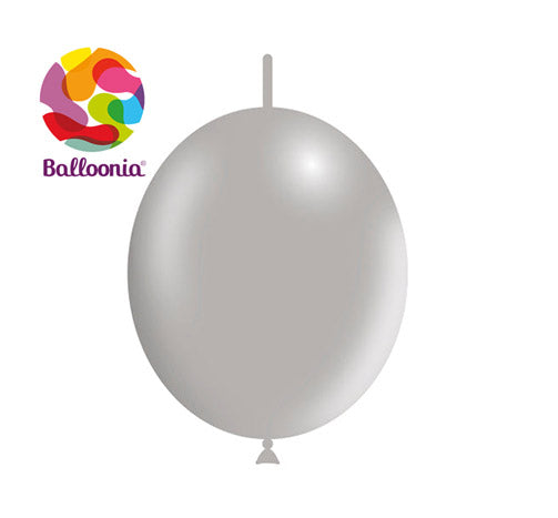 Balloonia Decolink 12" Grey Latex Balloons - 100ct