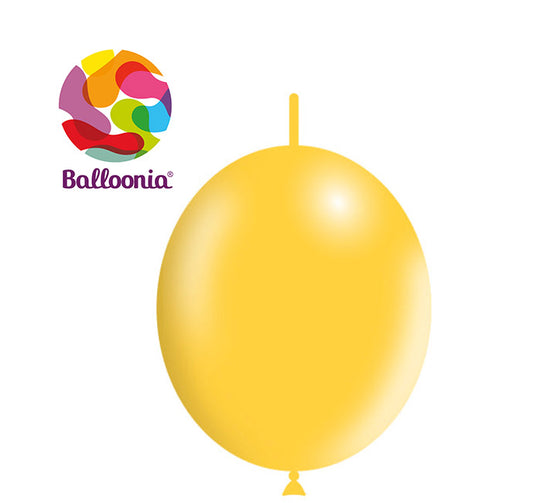 Balloonia 6" Yellow Decolink Balloon 100ct