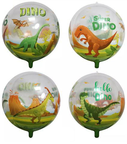 Winner Party 22" Hello Dino Foil Balloon
