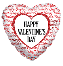 ConverUSA 18" Happy Valentine's Day Heart Balloon