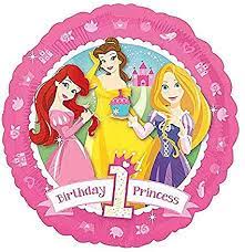 Anagram 18" Princess 1st Birthday Balloon