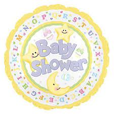 CTI 18" Baby Shower Yellow Balloon