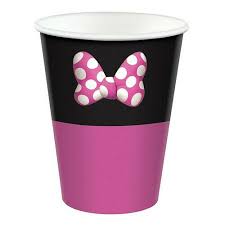 Amscan Minnie Mouse Cups 9oz- 8ct
