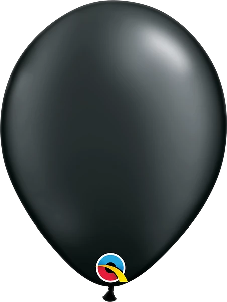 Qualatex 11" Latex Balloon - Pearl Onyx Black - 25ct