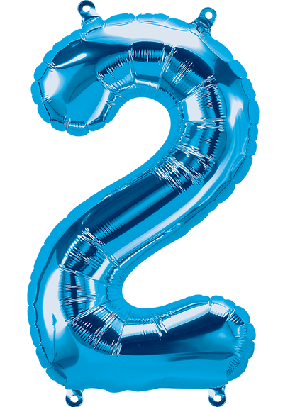 Party America 26" Blue Numbers