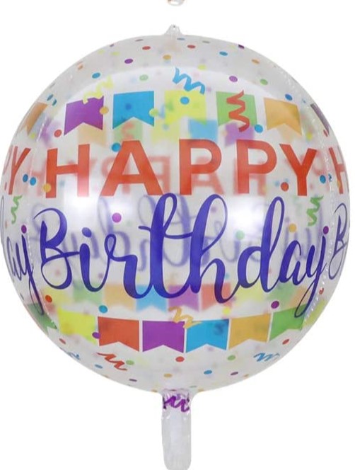 Winner Party 22" Happy Birthday Foil Balloon