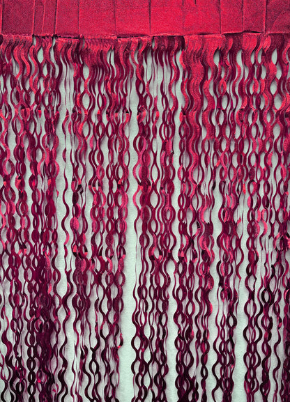 Curly Metallic Foil Curtain