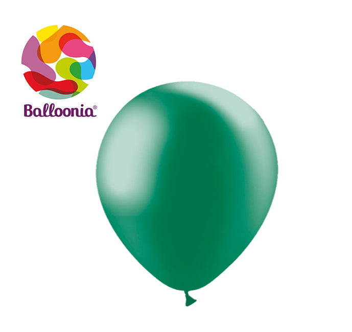 Balloonia 10" Forest Green Latex Balloons - 100ct