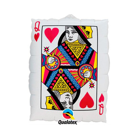 Qualatex 30" Queen Of Hearts Ace Of Spades Balloon