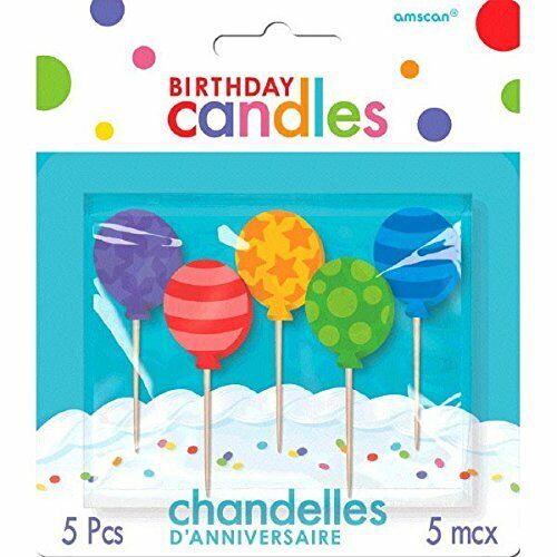 Amscan Balloons Birthday Candles