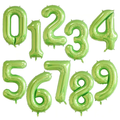 Party America 34" Green Jumbo Numbers