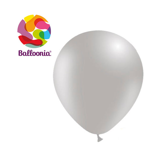 Balloonia 12" Latex Grey 50ct