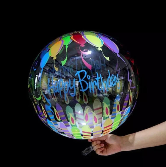 Winner Party 20" Happy Birthday Bubble Balloon