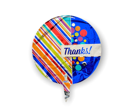 Value Line 18" Thanks! Mix Colors Balloon