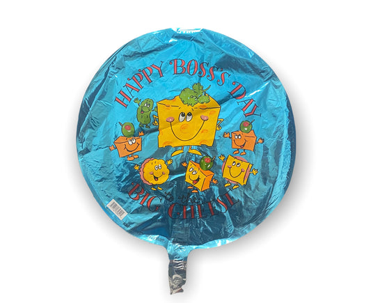 Classic 18" Happy Boss Day to The Big Cheese Balloon