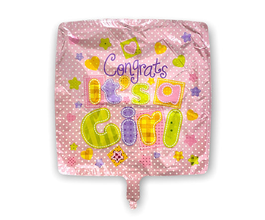 Conver USA 18" Congrats It's a Girl Balloons
