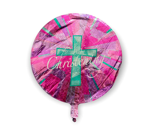 Conver USA 18" Christening Pink Mint Balloon