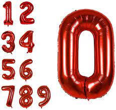 Party America 34" Red Jumbo Numbers