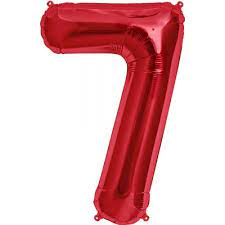 Party America 34" Red Jumbo Numbers