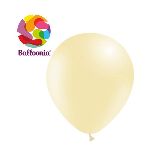 Balloonia 10" Ivory Latex Balloons - 100ct