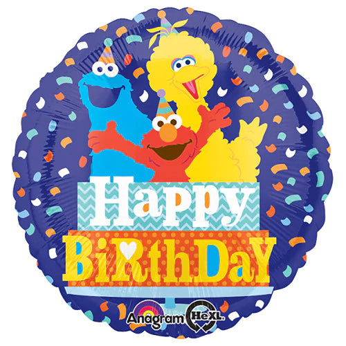 Anagram 18" Sesame Street Happy Birthday Balloon