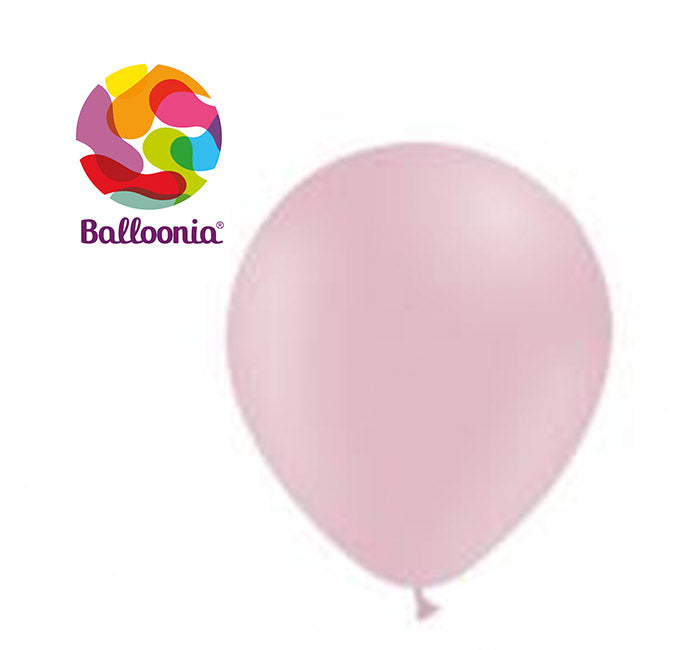 Balloonia 12" Matte Latex Baby Pink 50ct