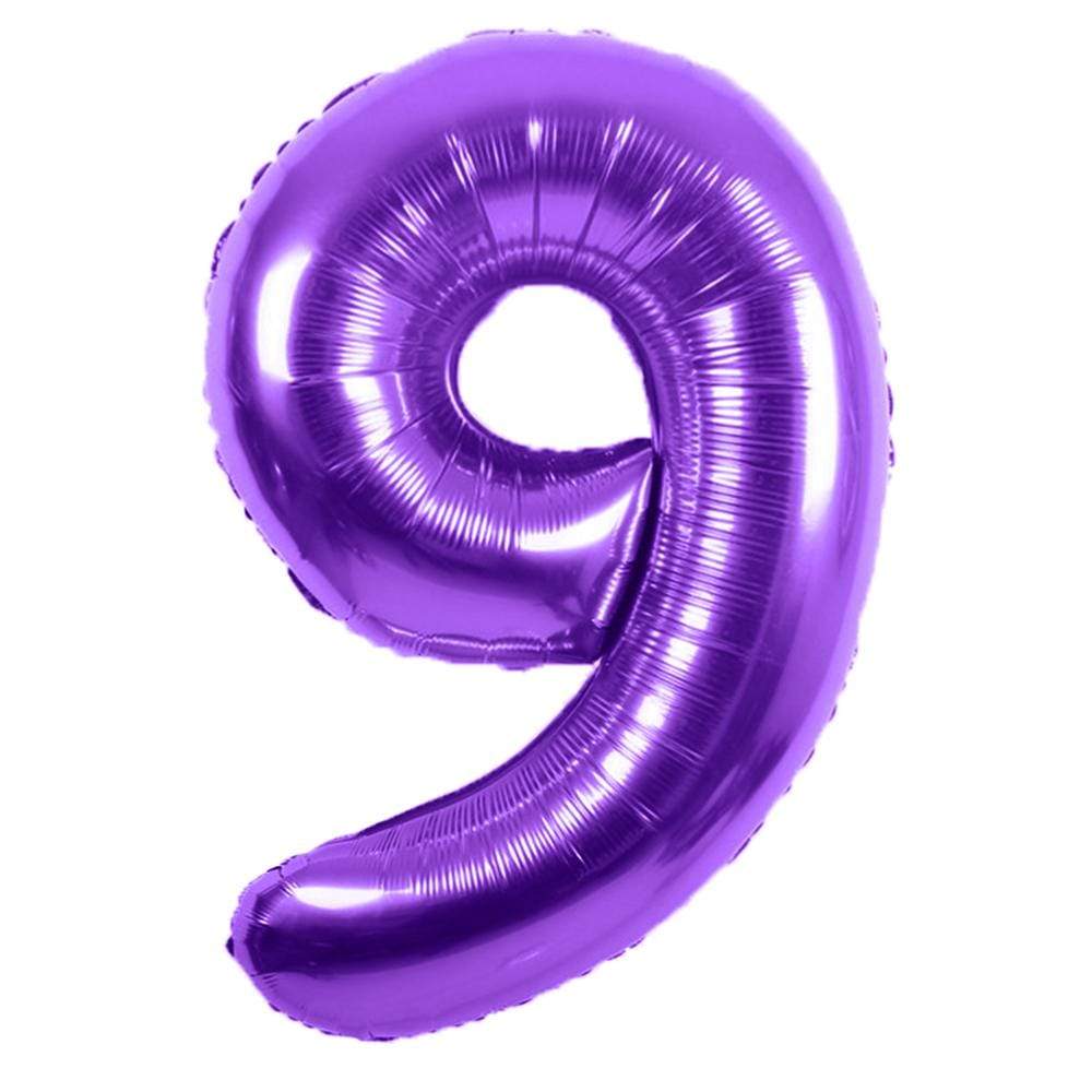 Party America 34" Purple Jumbo Numbers