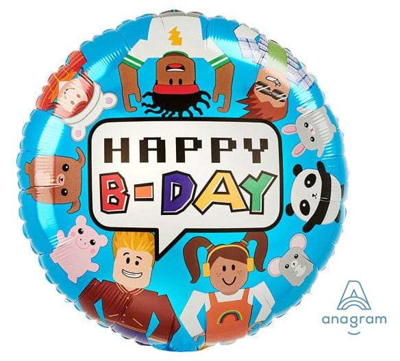 Anagram 18" Party Town Happy B-Day Balloon