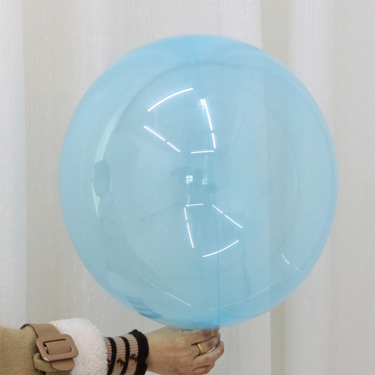 Winner Party 16" Pastel Blue Bubble Balloon