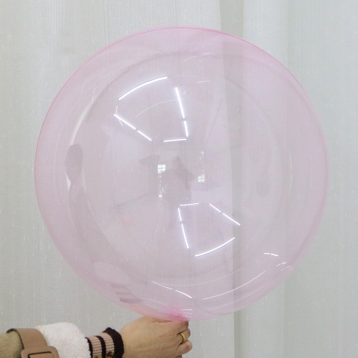 Winner Party 10" Pink Bubble Balloon 5ct