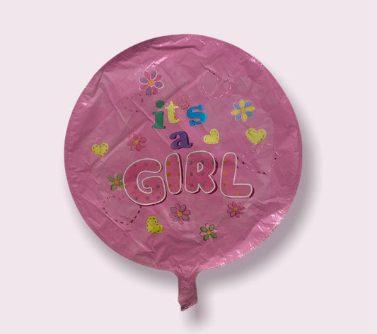 ConveruUSA 18" it's a girl pink balloon