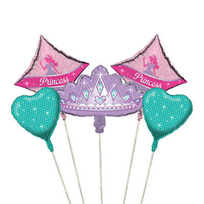 Creative Converting 30" Princess Bouquet Foil Balloons 5ct
