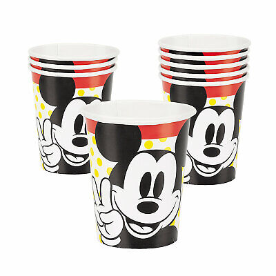 Unique Mickey Mouse 9oz Cups 8ct