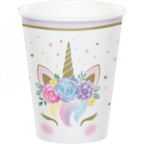 Unicorn Baby Paper Cup 8ct -9oz