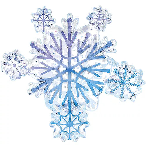 Anagram 32" Snowflake Cluster Prism Balloon
